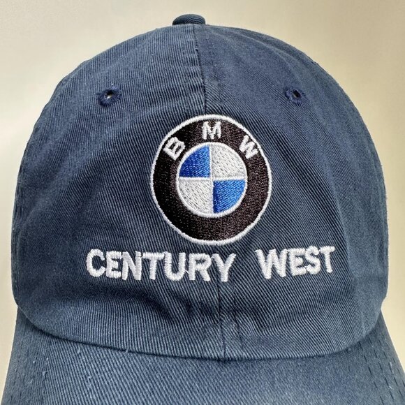 Century West Dealer Car Logo Dad Hat Adjustable Strap Back Cap Blue One Size - Picture 2 of 9